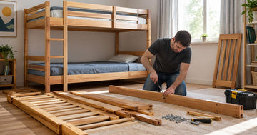 Can solid wood bunk beds be disassembled and moved?